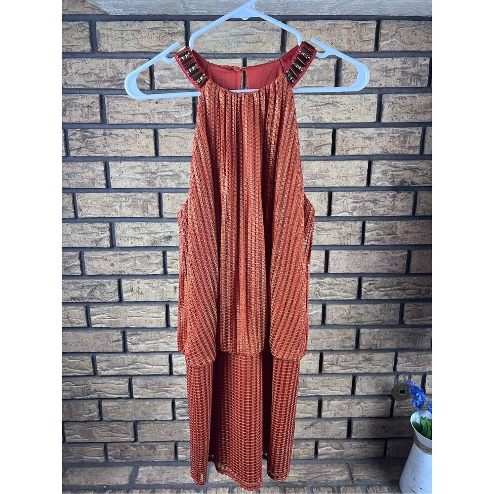 DolceVita burnt orange dressโ size large